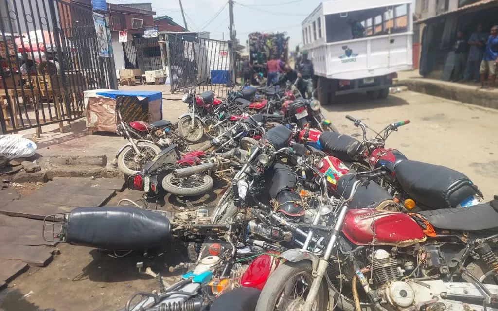 Seized Okadas