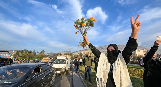 Syrians celebrate 1