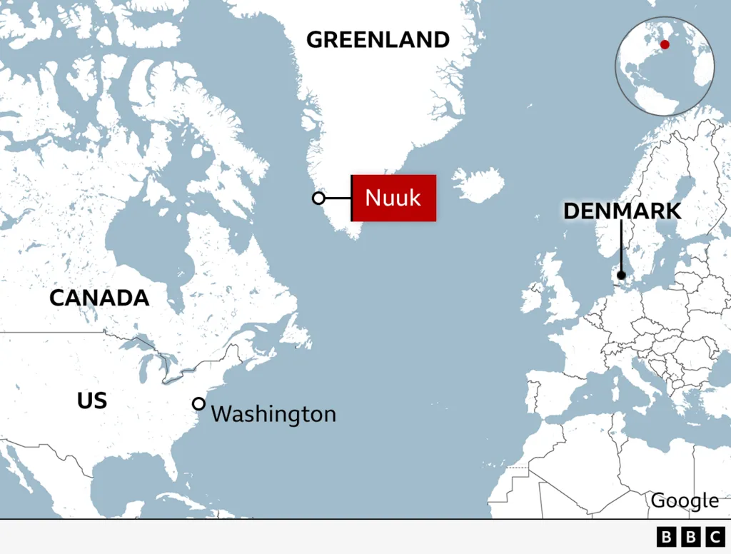 Greenland map